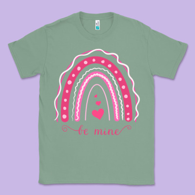 Valentines Day Rainbow Classic Tee Designed By Bettercallsaul
