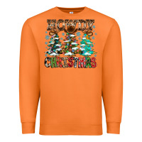 Carrot Howdy Christmas Premium Sweatshirt - CowhideDigitalArt