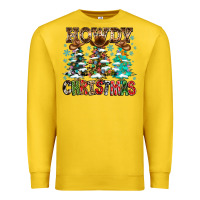 Lemon Howdy Christmas Premium Sweatshirt - CowhideDigitalArt