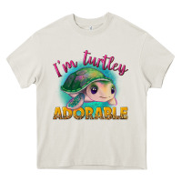 Cream im turtley adorable Heavy Core Tee - NancyCooperArtShop