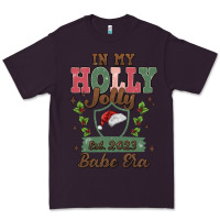 Plum in my holly jolly babe era Premium Tee - MaliasSmallBusiness