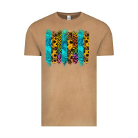 Vintage Camel turquoise leopard sunflowers colorful Vintage Tee - RanaPortraitStore