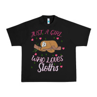 Black Just A Girl Who Lowes Sloths Urban Heavy Tee - Bettercallsaul