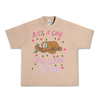Burro Just A Girl Who Lowes Sloths Urban Heavy Tee - Bettercallsaul