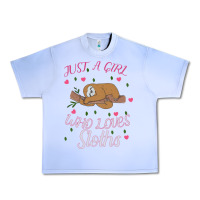 Grape Ice Just A Girl Who Lowes Sloths Urban Heavy Tee - Bettercallsaul