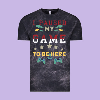 I Paused My Game To Be Here Vintage Tee Designed By Bettercallsaul