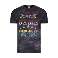Cloud Black I Paused My Game To Be Here Vintage Tee - Bettercallsaul