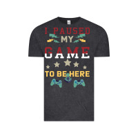 Vintage Black I Paused My Game To Be Here Vintage Tee - Bettercallsaul