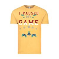 Vintage Mustard I Paused My Game To Be Here Vintage Tee - Bettercallsaul