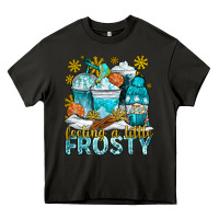 Asphalt feeling a little frosty coffee cups Heavy Core Tee - NancyCooperArtShop