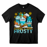 Black feeling a little frosty coffee cups Heavy Core Tee - NancyCooperArtShop