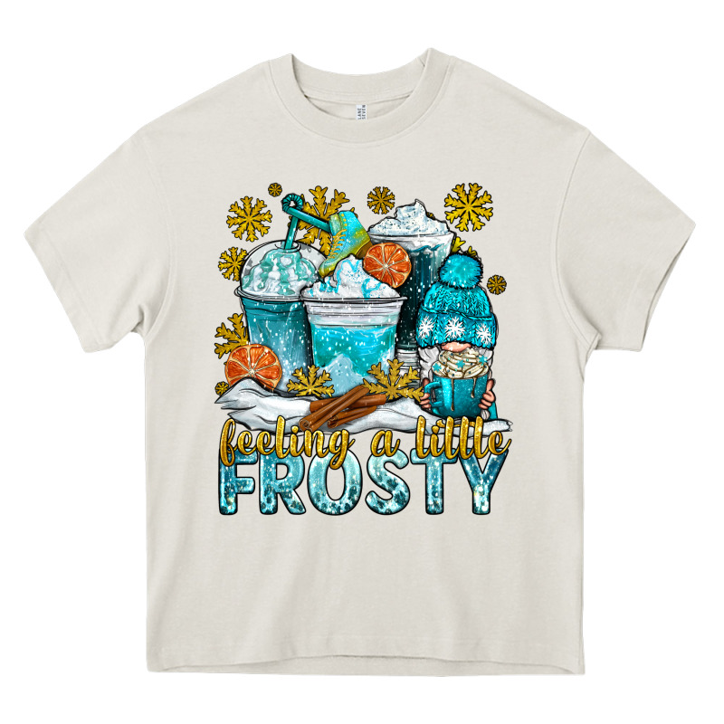 Feeling A Little Frosty Coffee Cups Heavy Core Tee by NancyCooperArtShop | Teevron