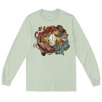 Matcha Cowboy wild and free western Long Sleeve Tee - HowdyJamesFarm