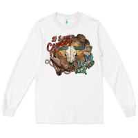 White Cowboy wild and free western Long Sleeve Tee - HowdyJamesFarm