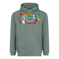 Sage Precschool Teacher Heavyweight Hoodie - CowhideDigitalArt