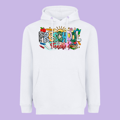 Precschool Teacher Heavyweight Hoodie Designed By Cowhidedigitalart