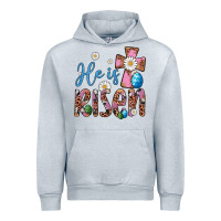 Heather Grey he is risen cross Urban Hoodie - Artiststas