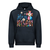 Navy he is risen cross Urban Hoodie - Artiststas