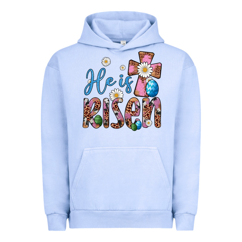 He Is Risen Cross Urban Hoodie by Artiststas | Teevron