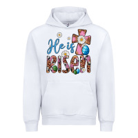 White he is risen cross Urban Hoodie - Artiststas