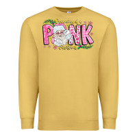 Antique Gold dreaming of a pink christmas Premium Sweatshirt - CowhideDigitalArt