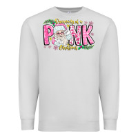 Dove Grey dreaming of a pink christmas Premium Sweatshirt - CowhideDigitalArt
