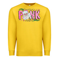 Lemon dreaming of a pink christmas Premium Sweatshirt - CowhideDigitalArt