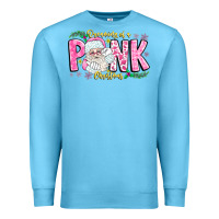 Ocean Blue dreaming of a pink christmas Premium Sweatshirt - CowhideDigitalArt