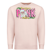 Pale Pink dreaming of a pink christmas Premium Sweatshirt - CowhideDigitalArt
