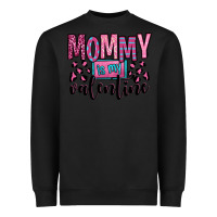 Black mommy is my valentine Heavyweight Sweatshirt - OliviaCreatesArt
