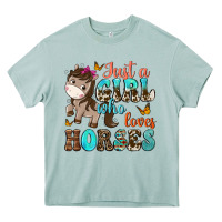 Arona just a girl who loves horses Heavy Core Tee - NancyCooperArtShop