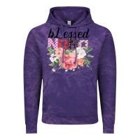 Cloud Purple Blessed Nana Gifts for Nana or Grandma Vintage Hoodie - Bettercallsaul