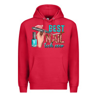 Cardinal best nail tech ever bbs Premium Hoodie - BundleAndBundleShop