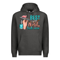 Charcoal Heather best nail tech ever bbs Premium Hoodie - BundleAndBundleShop
