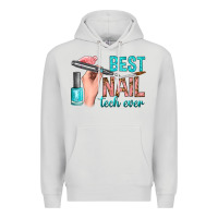 Dove Grey best nail tech ever bbs Premium Hoodie - BundleAndBundleShop