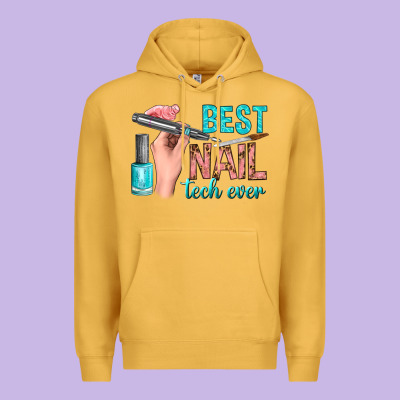 Best Nail Tech Ever Bbs Premium Hoodie Designed By Bundleandbundleshop