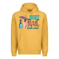Mustard best nail tech ever bbs Premium Hoodie - BundleAndBundleShop