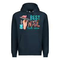 Navy best nail tech ever bbs Premium Hoodie - BundleAndBundleShop