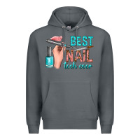 Rock best nail tech ever bbs Premium Hoodie - BundleAndBundleShop