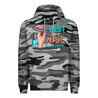 Slate Camo best nail tech ever bbs Premium Hoodie - BundleAndBundleShop