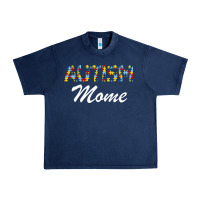 Navy Autism mom Urban Heavy Tee - Bettercallsaul