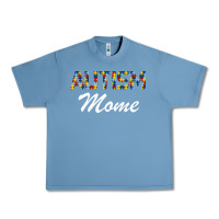 Pebble Blue Autism mom Urban Heavy Tee - Bettercallsaul