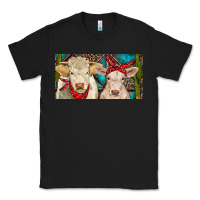 Black Charolais bull and calf Classic Tee - RanaPortraitStore