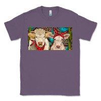 Lavender Charolais bull and calf Classic Tee - RanaPortraitStore
