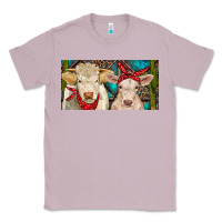 Lilac Charolais bull and calf Classic Tee - RanaPortraitStore