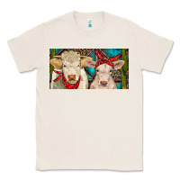 Natural Charolais bull and calf Classic Tee - RanaPortraitStore