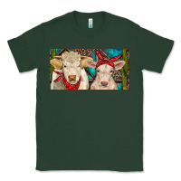 Sports Green Charolais bull and calf Classic Tee - RanaPortraitStore