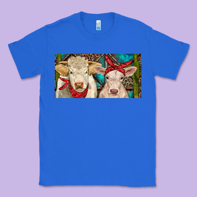 Charolais Bull And Calf Classic Tee Designed By Ranaportraitstore