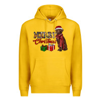 Lemon merry christmas labrador retriever Premium Hoodie - RanaPortraitStore