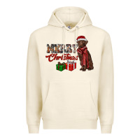 Tofu merry christmas labrador retriever Premium Hoodie - RanaPortraitStore